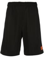Heron Preston Elasticated Waistband Shorts - Black