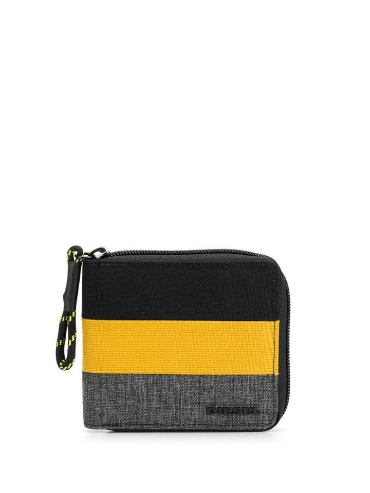 Diesel Cordura Zip Wallet - Black