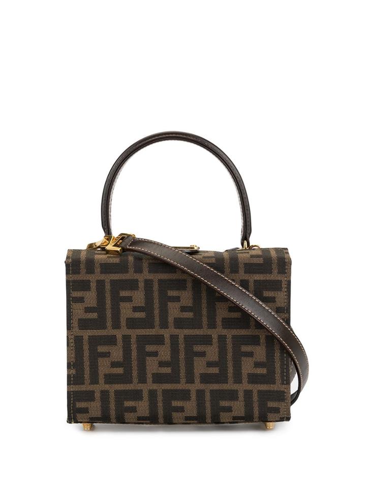 Fendi Pre-owned Zucca Box Bag - Brown