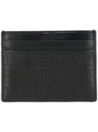 Burberry Perforated Logo Cardholder - Black