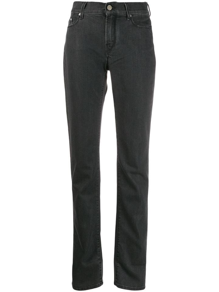 Karl Lagerfeld Denim Pantalon Jeans Negro Camal Letras - Black