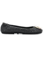 Tory Burch Quilted Minnie Ballerinas - Black