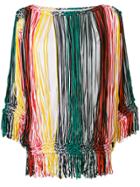 Sonia Rykiel Striped Off-the-shoulder Blouse - Multicolour
