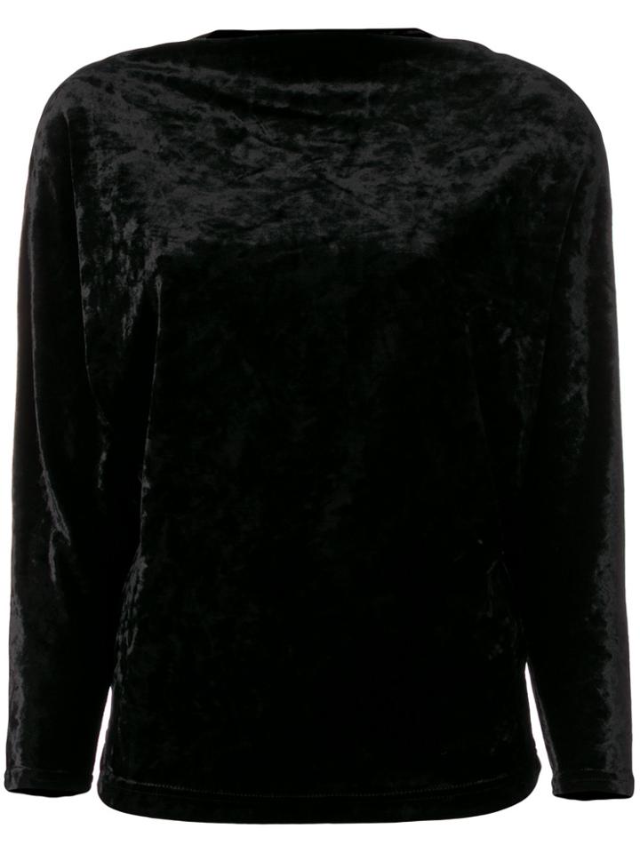 Plein Sud Dolman Sleeves Blouse - Black