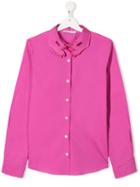 Vivetta Kids Teen Hands-collar Shirt - Pink