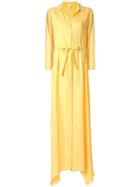 Copurs Embellished Long Dress - Yellow