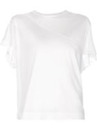 Alexandre Plokhov Split Sleeve T-shirt, Women's, Size: 38, White, Cotton