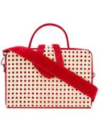 Mehry Mu - Fey Box Bag - Women - Bamboo/suede - One Size, Red, Bamboo/suede