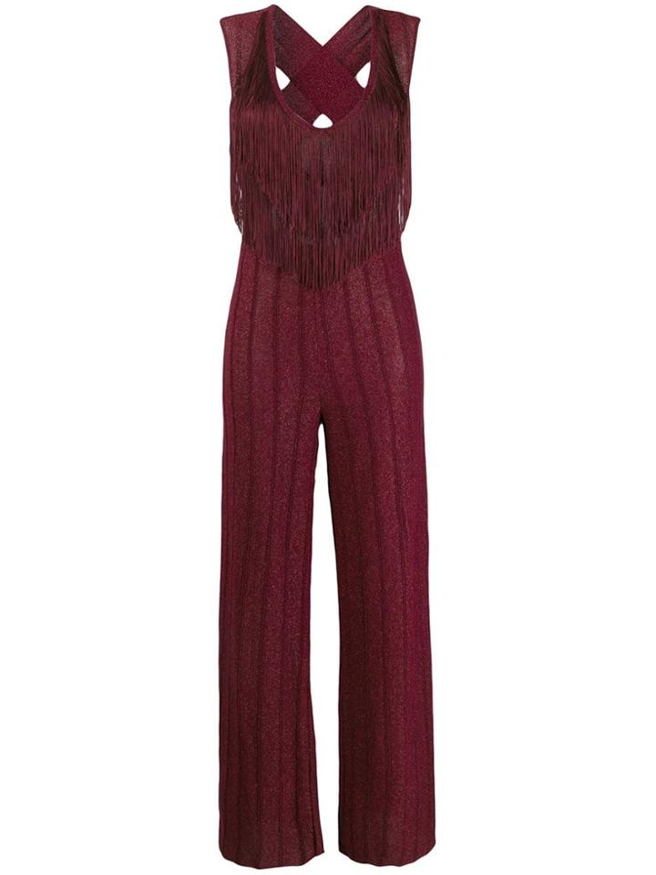 Aniye By Fringe Jumpsuit - Red