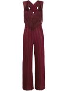 Aniye By Fringe Jumpsuit - Red