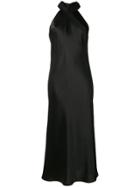Galvan Sienna Midi Dress - Black