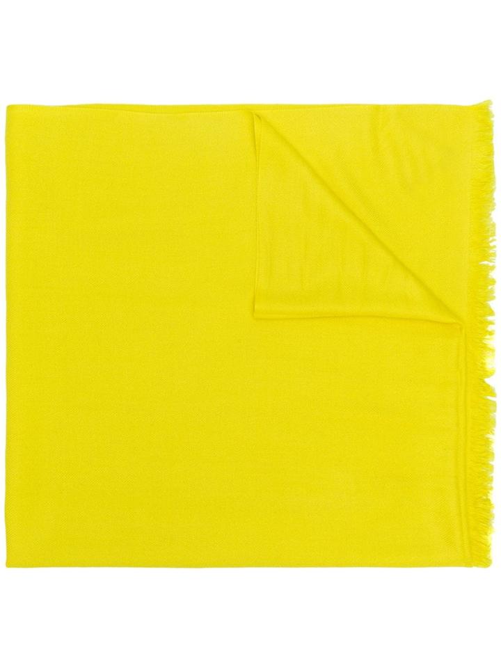 N.peal Pashmina Stole - Yellow
