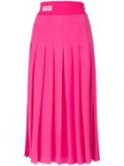 Fendi Pleated Skirt - Pink & Purple