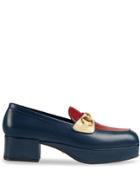 Gucci Horsebit Platform Loafers - Blue