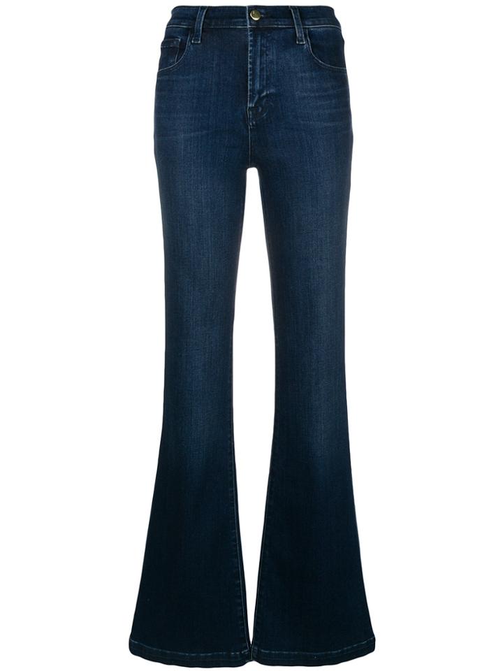 J Brand Maria Flared Jeans - Blue