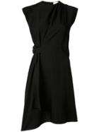 Portspure Asymmetric Hem Dress - Black