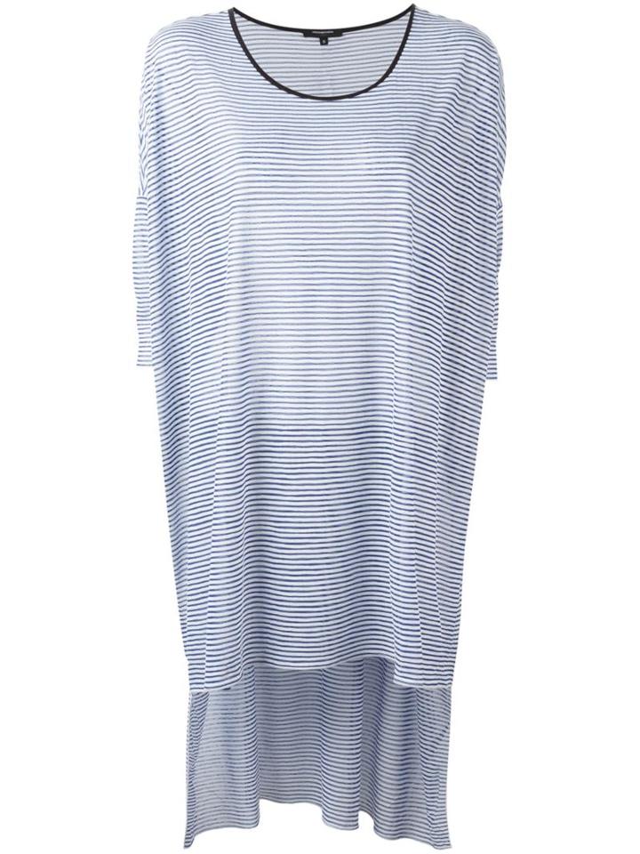 Unconditional Striped High Low Hem Tunic