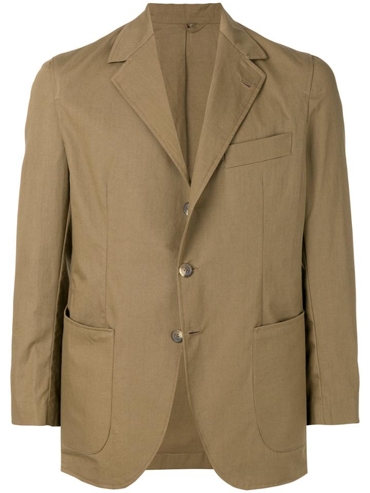 Fortela Classic Fitted Blazer - Green