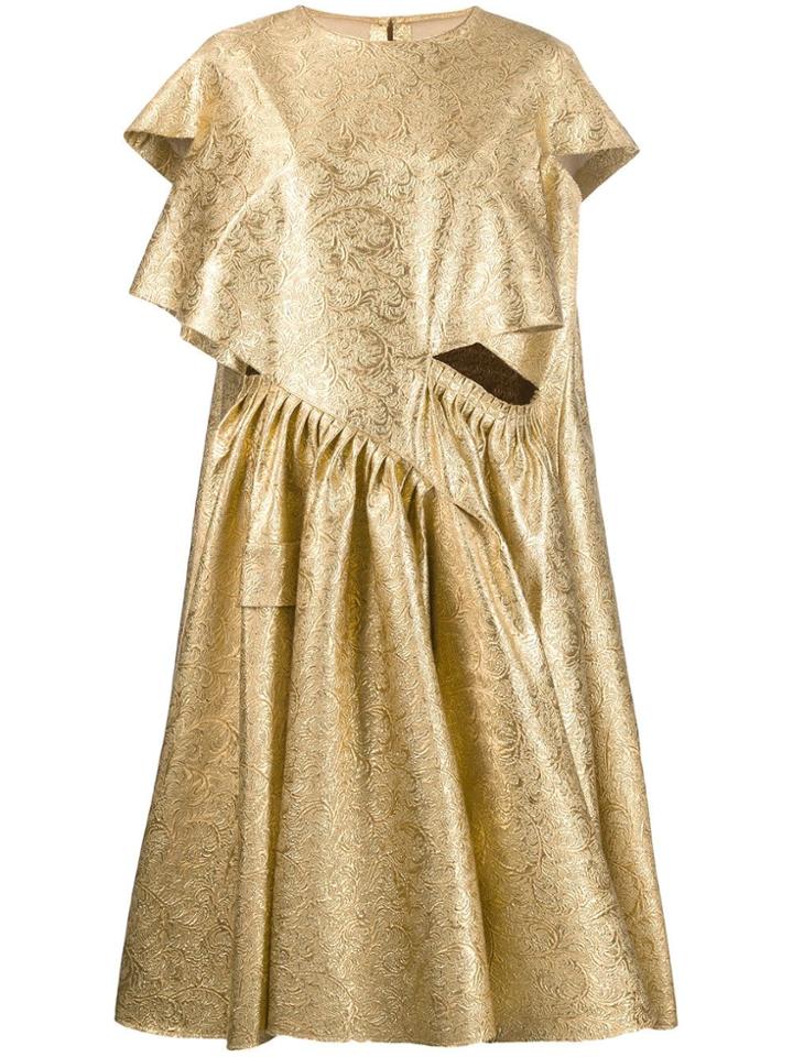Maison Margiela Abstract Dress - Gold