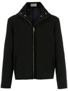 Egrey Zipped Hoodie - Black