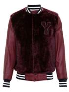 Yves Salomon Contrast Teddy Jacket