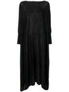 Sartorial Monk Oversized Knitted Jumper Dress - Black