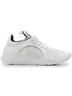 Mcq Alexander Mcqueen Logo Mesh Sneakers - White