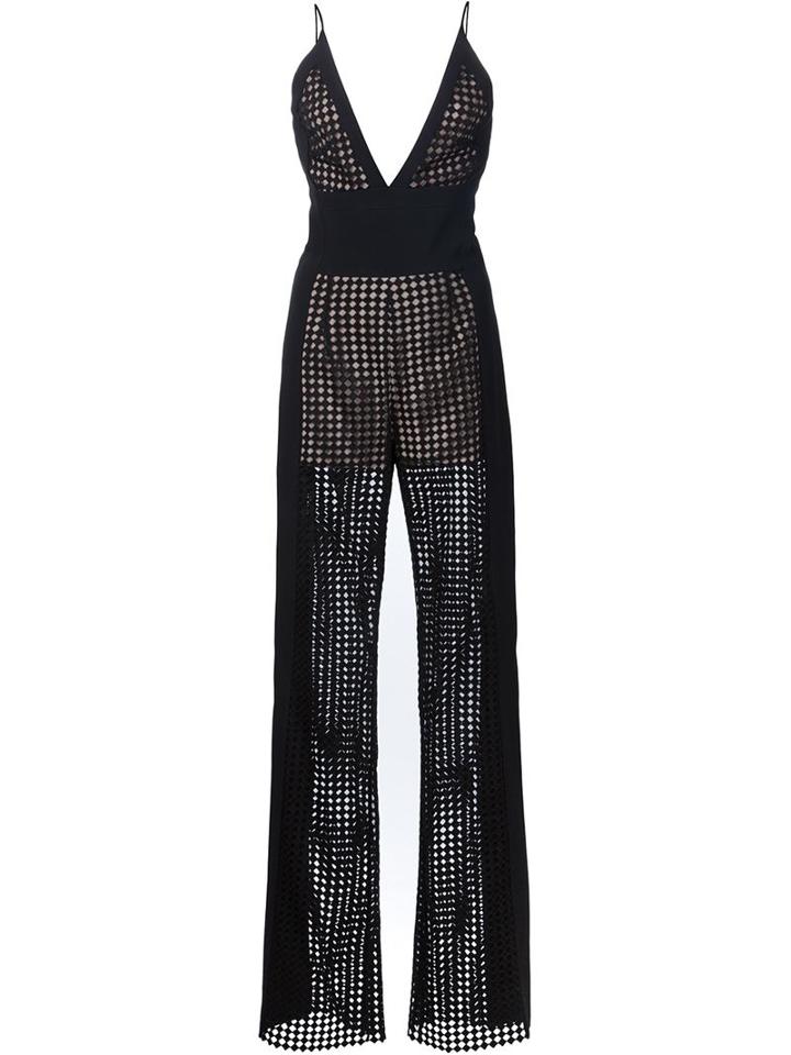 David Koma Perforated Jumpsuit
