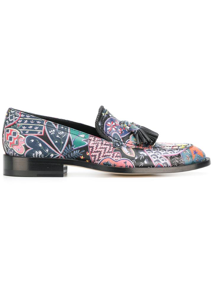 Paul Smith Tassel Embellished Loafers - Black