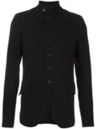 Ann Demeulemeester Band Collar Buttoned Jacket