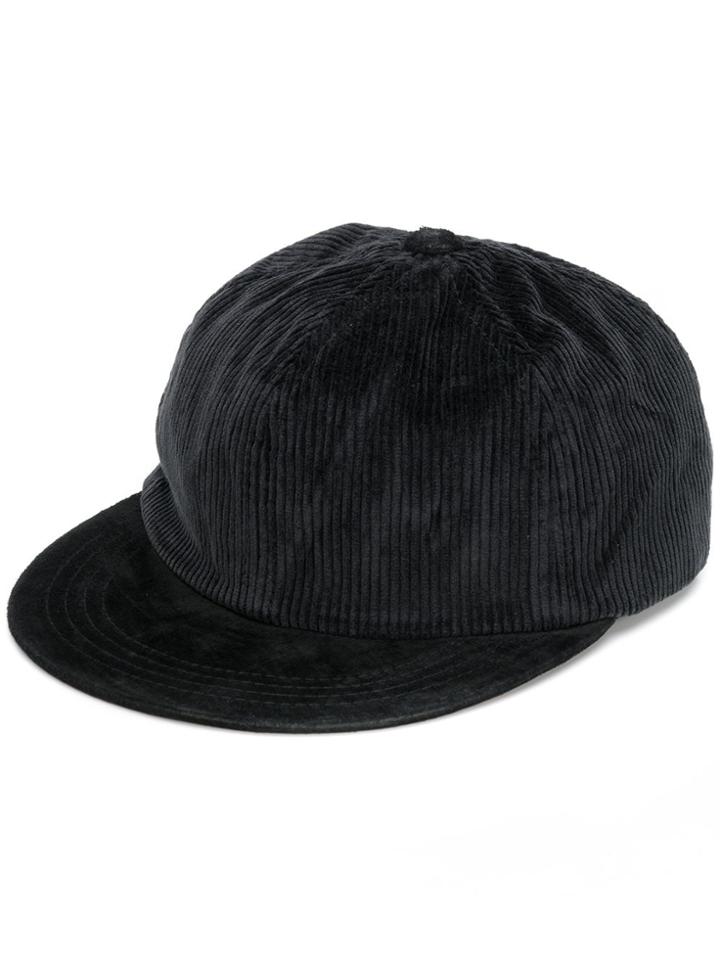 Hender Scheme Ribbed Snapback Hat - Black