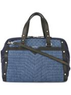 Diesel Multi Quilted Tote Bag, Women's, Blue