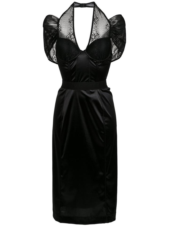 À La Garçonne Corset Dress - Black