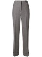 Peserico High-waisted Trousers - Grey