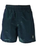 Stone Island - Iridescent Swim Shorts - Men - Polyester/polyimide - M, Blue, Polyester/polyimide