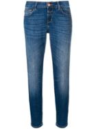 Closed Faded Slim Trousers - Blue