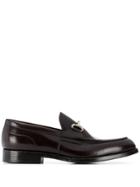 Green George T-bar Detail Loafers - Brown