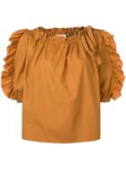 See By Chloé Ruffle-trim Blouse - Brown