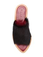 Marni Classy Kitten Heel Mules - Pink & Purple