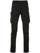 Hudson Side Pockets Tapered Trousers, Men's, Size: 28, Black, Cotton/spandex/elastane