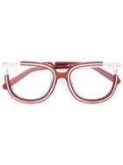 Chloé - Metal Rim Glasses - Women - Acetate/metal (other) - One Size, Brown, Acetate/metal (other)