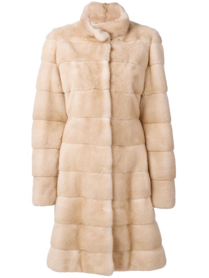 Liska Panneled Coat - Neutrals