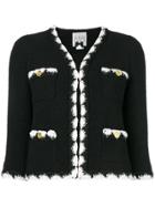 Edward Achour Paris Bouclé Knit Jacket - Black