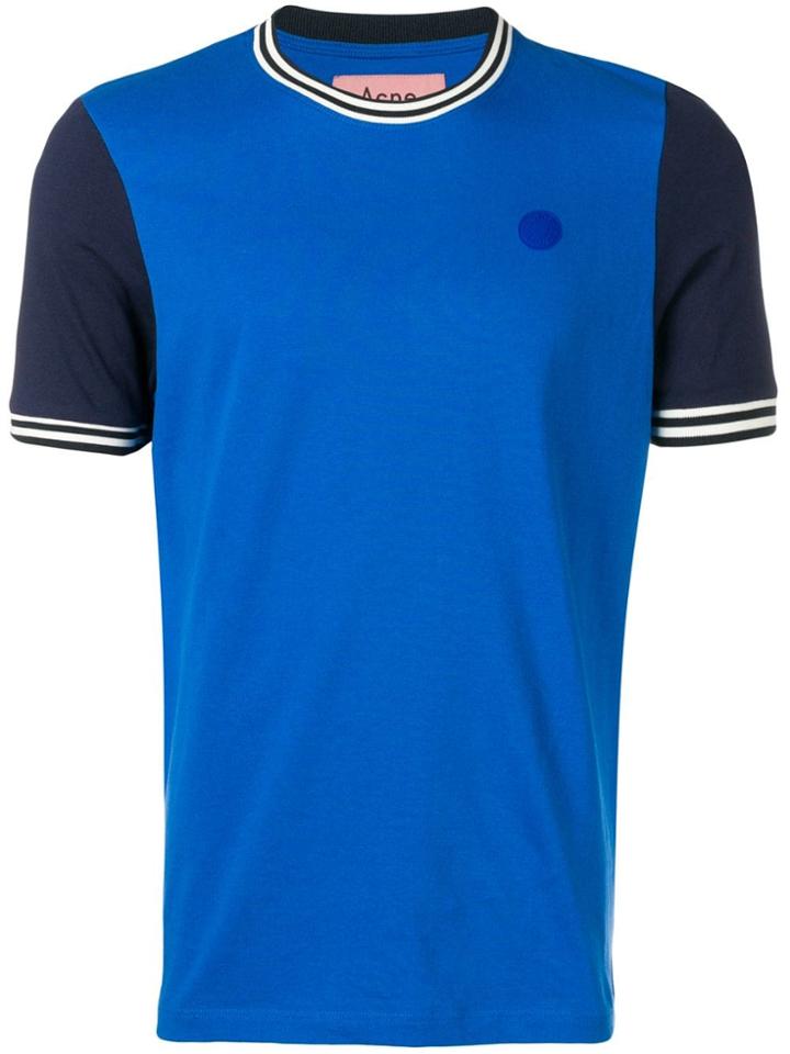 Acne Studios Two-tone T-shirt - Blue