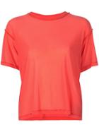 Unravel Project Loose-fit Reverse T-shirt - Orange