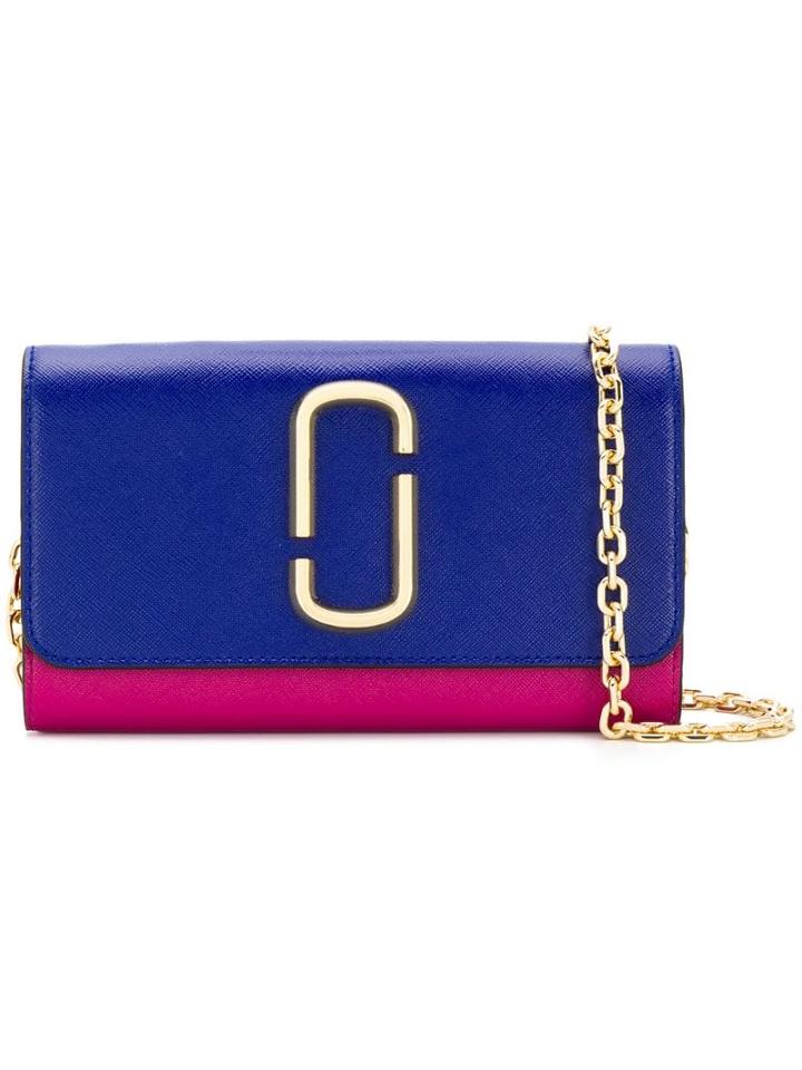 Marc Jacobs Double J Crossbody Bag - Purple