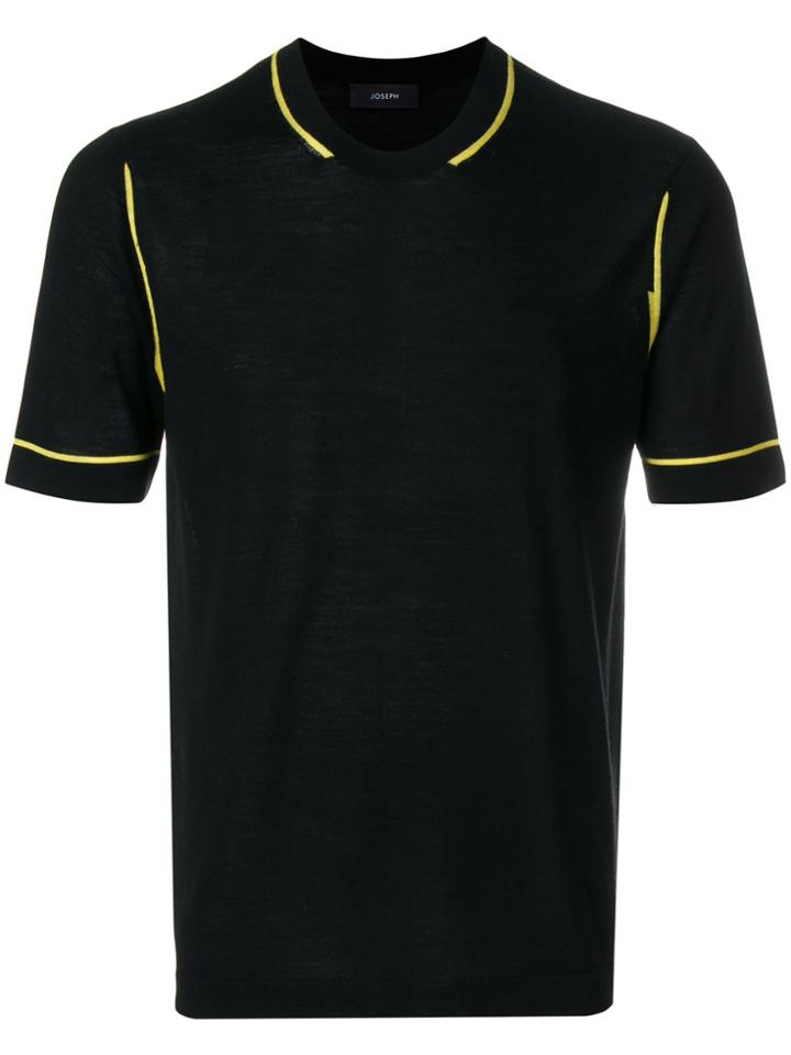 Joseph Short-sleeved Knit Top - Black