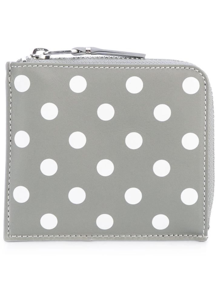 Comme Des Garçons Wallet Polka Dots Wallet - Grey