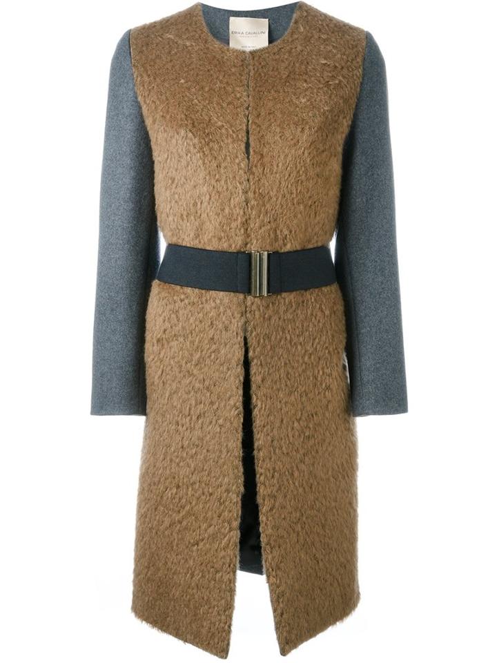 Erika Cavallini Colour Block Coat