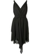 Pinko Sleeveless Flared Dress - Black